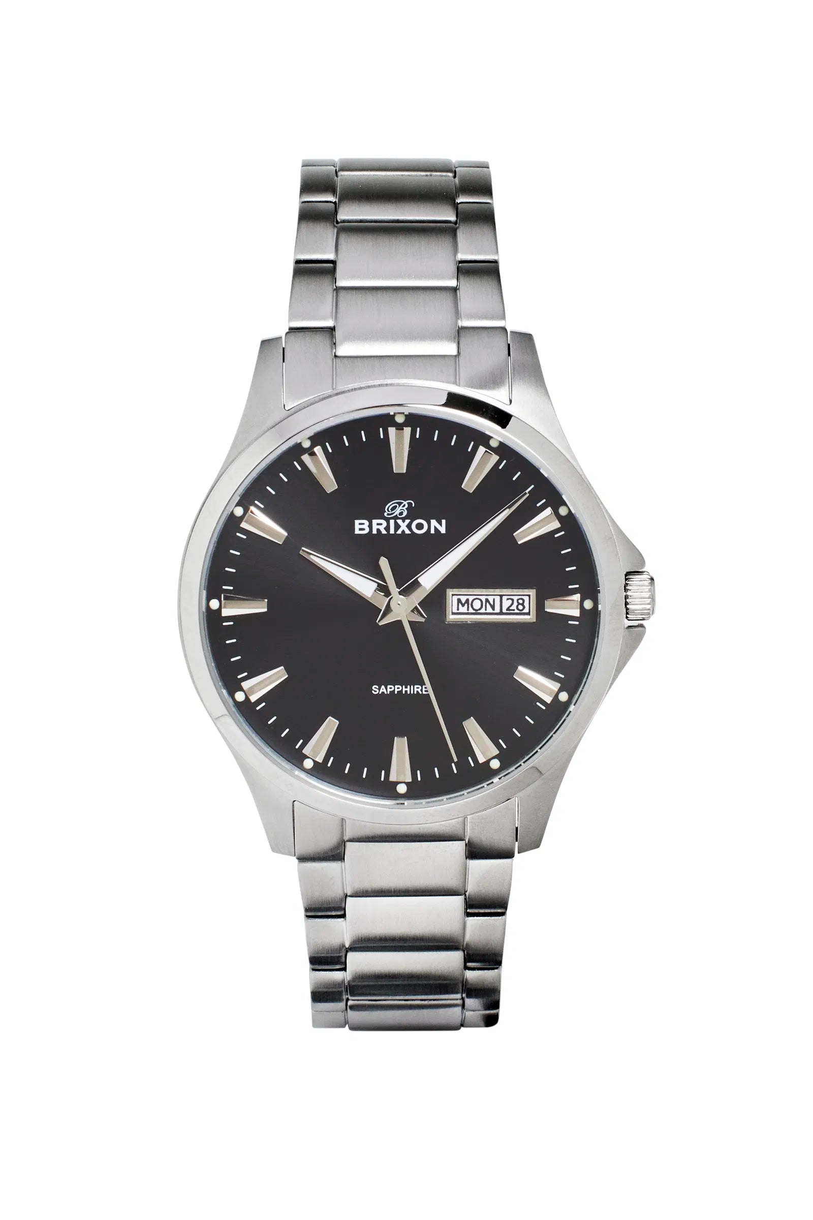 Brixon Herreur Dag/Dato m. Safirglas C4406SGD-B
