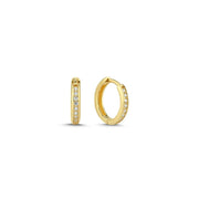 Melfia 14kt Guld Creol med Zirkonia 12,5mm 2343 214F