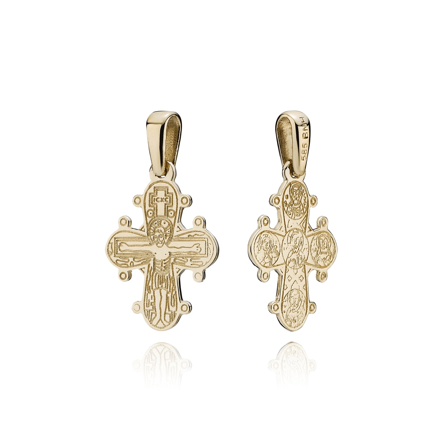 BNH 14kt Guld Dagmarkors 20x17mm De 5 DK1420DE5