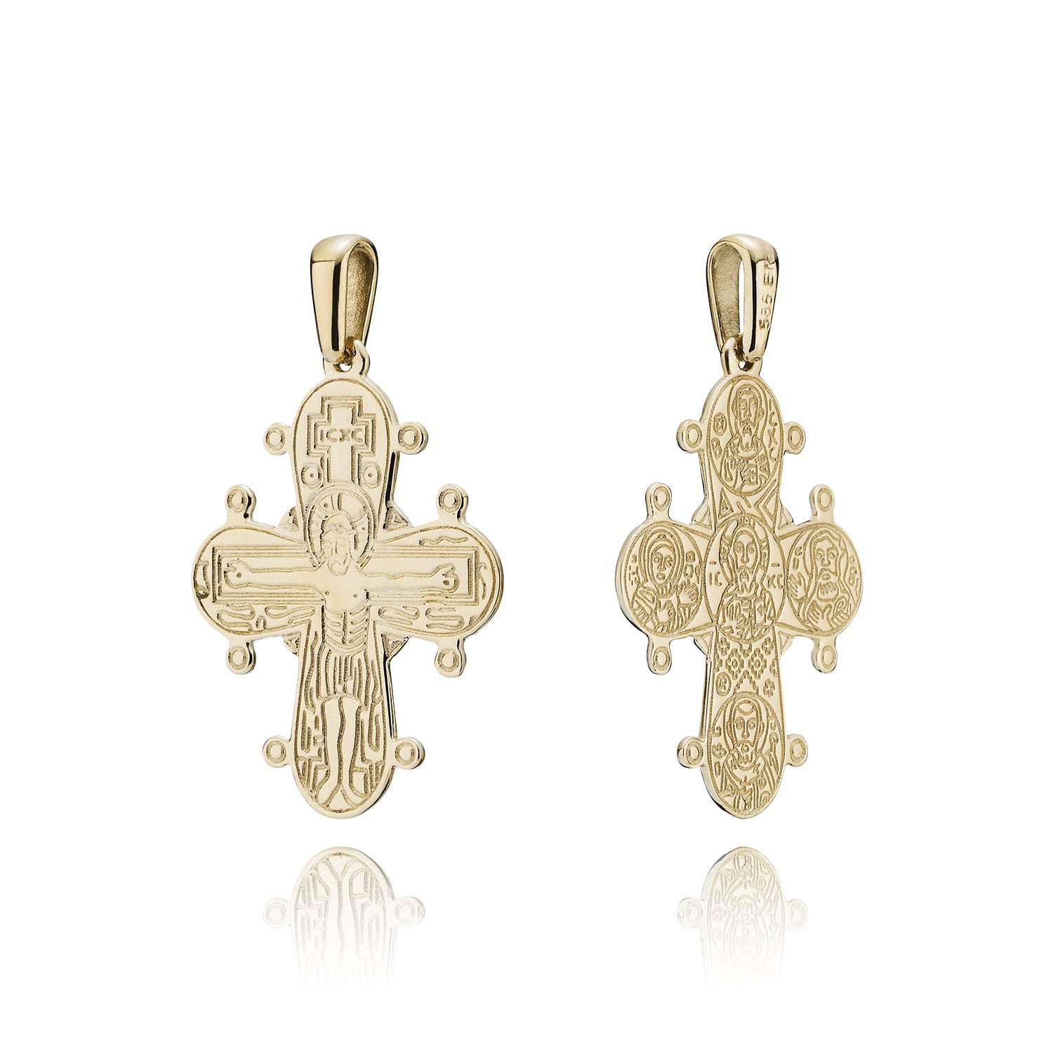 BNH 14kt Guld Dagmarkors 25x21mm De 5 DK1525DE5