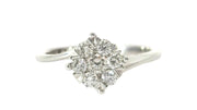Bidstrup 18kt Hvidgulds Ring med 0,34ct Diamanter