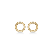 Støvring Design Forgyldt Ørestik med Cirkel 8mm F10239900