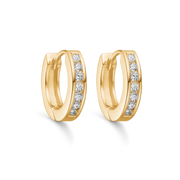 Støvring Design Forgyldt creol med zirkonia 3,4x16mm F10239941
