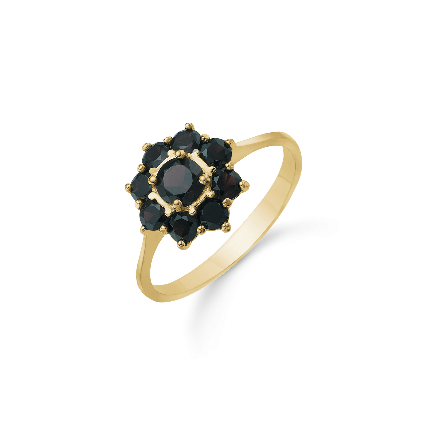 Støvring Design Forgyldt Ring med Granater F12253001