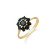 Støvring Design Forgyldt Ring med Granater F12253001