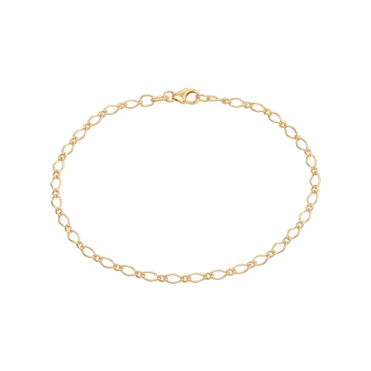 Støvring Design Forgyldt Armbånd med Drejet Led 21cm F15163960