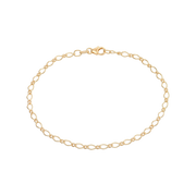 Støvring Design Forgyldt Armbånd med Drejet Led 21cm F15163960