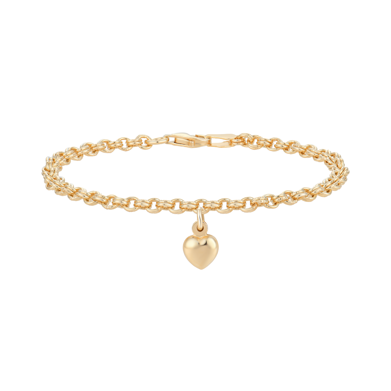 Støvring Design Forgyldt Børne Armbånd med Hjerte F15190928