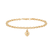 Støvring Design Forgyldt Børne Armbånd med Hjerte F15190928