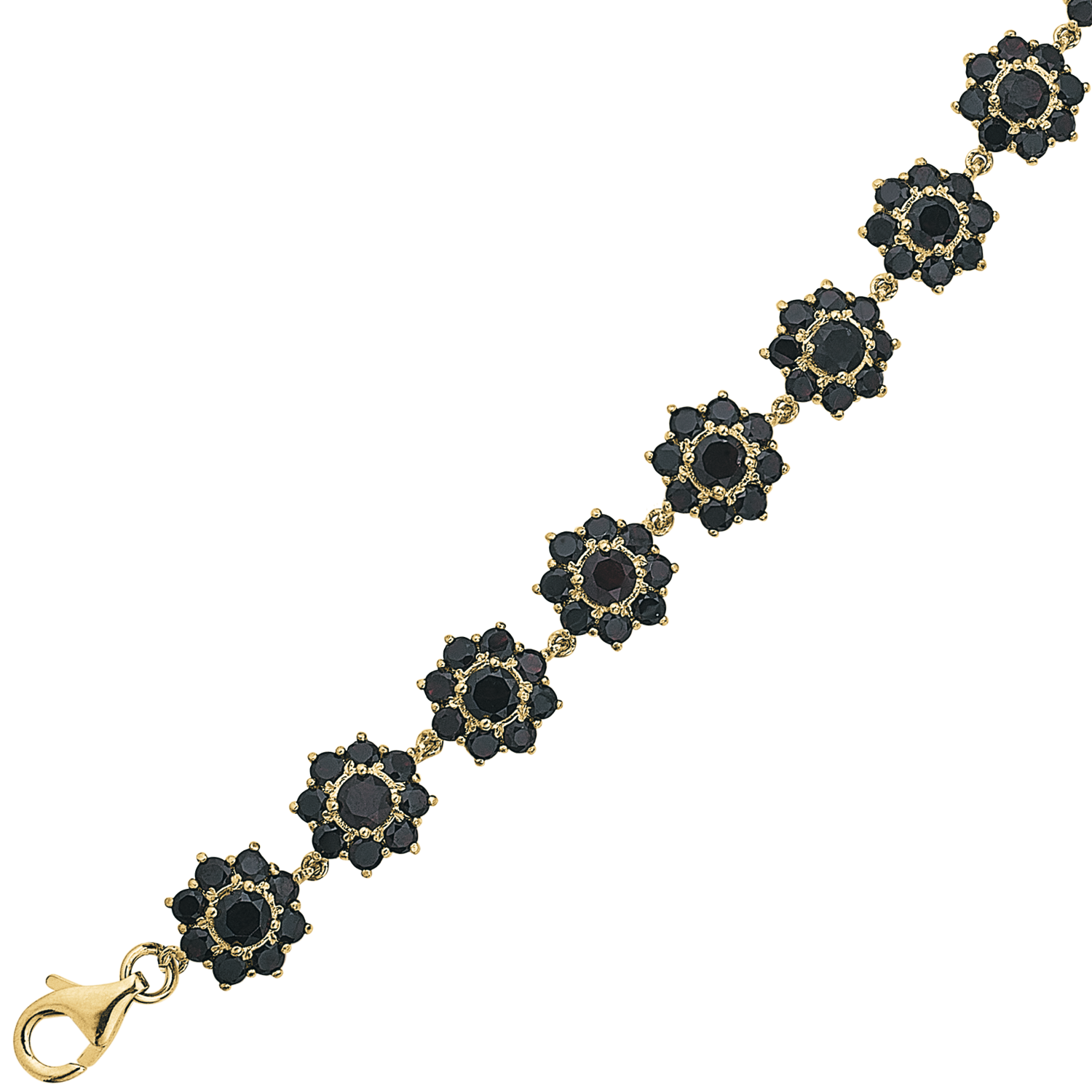 Støvring Design Forgyldt Armbånd med Granater F15253001