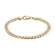 BNH Forgyldt Panser Armbånd 1,55/5,4mm - 18,5cm