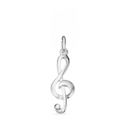 Scrouples Sølv G-Nøgle Vedhæng 23332