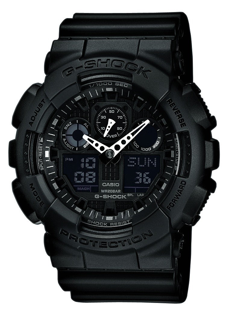Casio G-Shock Sort Basic GA-100-1A1ER