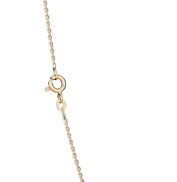 BNH 8kt Guld Anker Facet Halskæde 0,5/1,4mm - 45cm