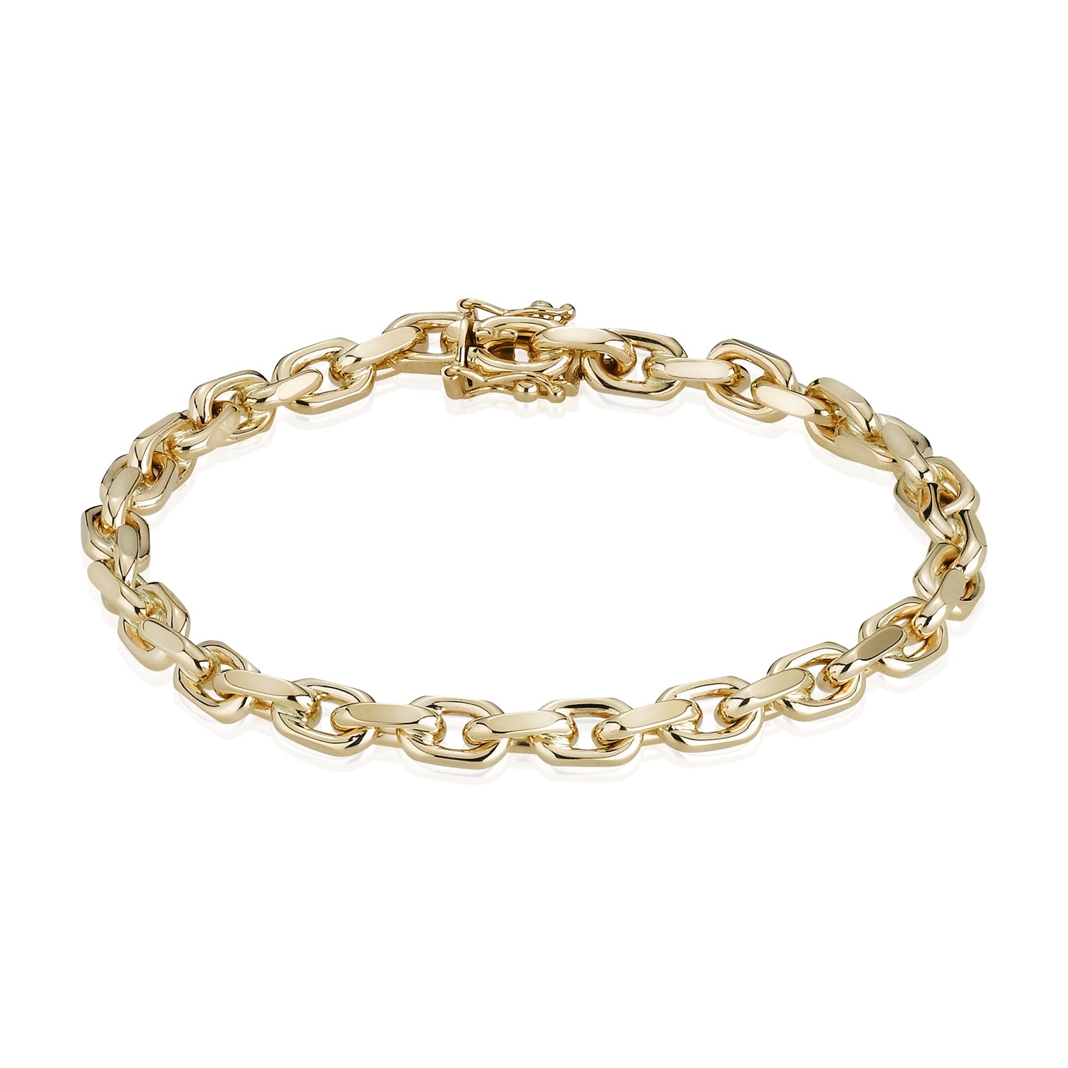 BNH 8kt Guld Anker Facet 1,5/4,5mm - 21cm