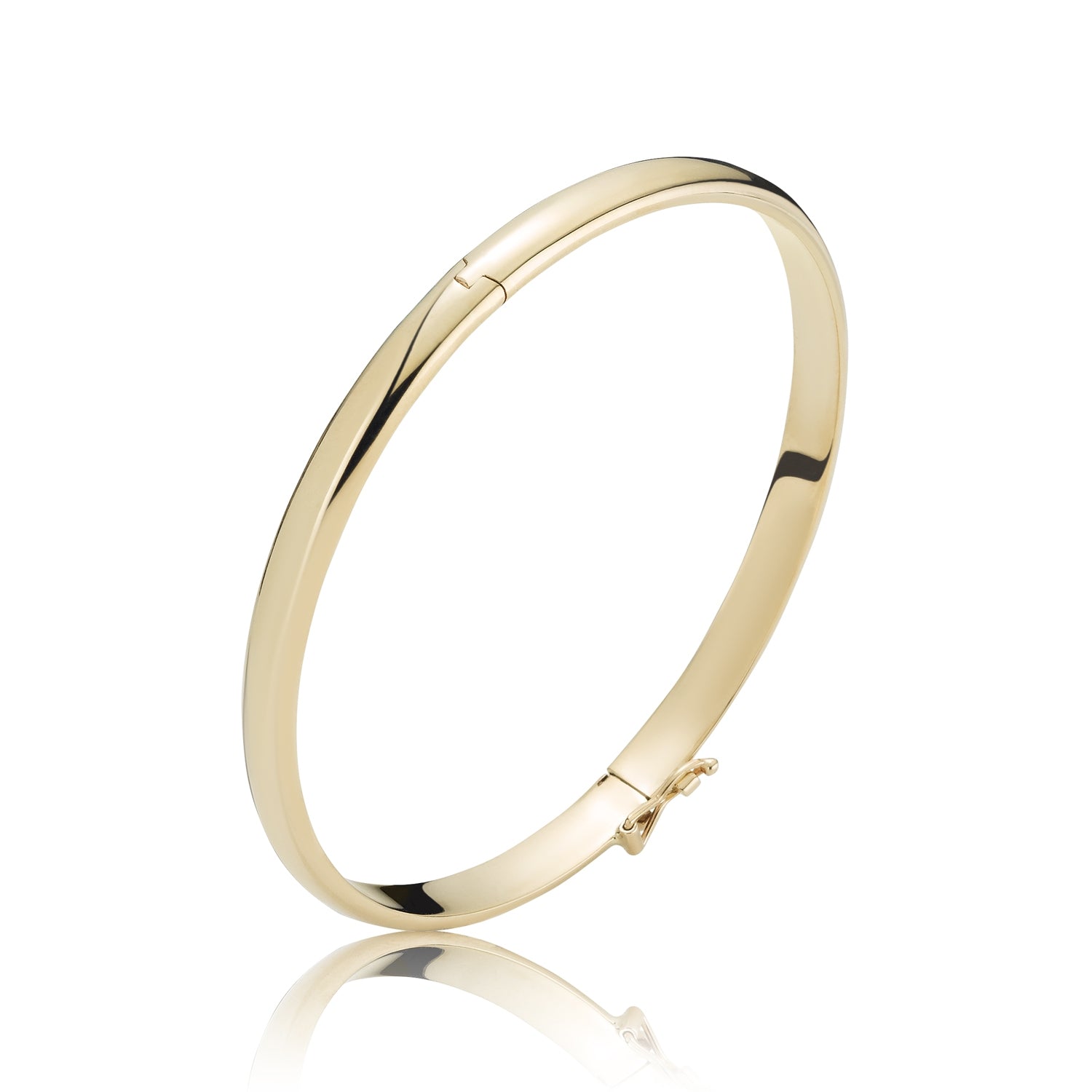 BNH 8kt Guld Klassisk Armring 4,0mm/6,0cm