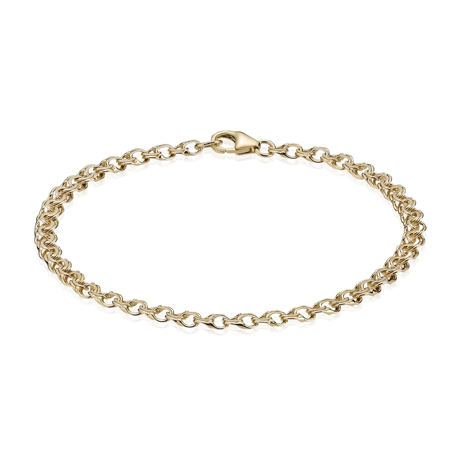BNH 14kt Guld Bismark Børne Armbånd 3,50mm/14cm