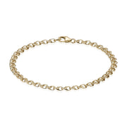 BNH 14kt Guld Bismark Børne Armbånd 3,50mm/14cm