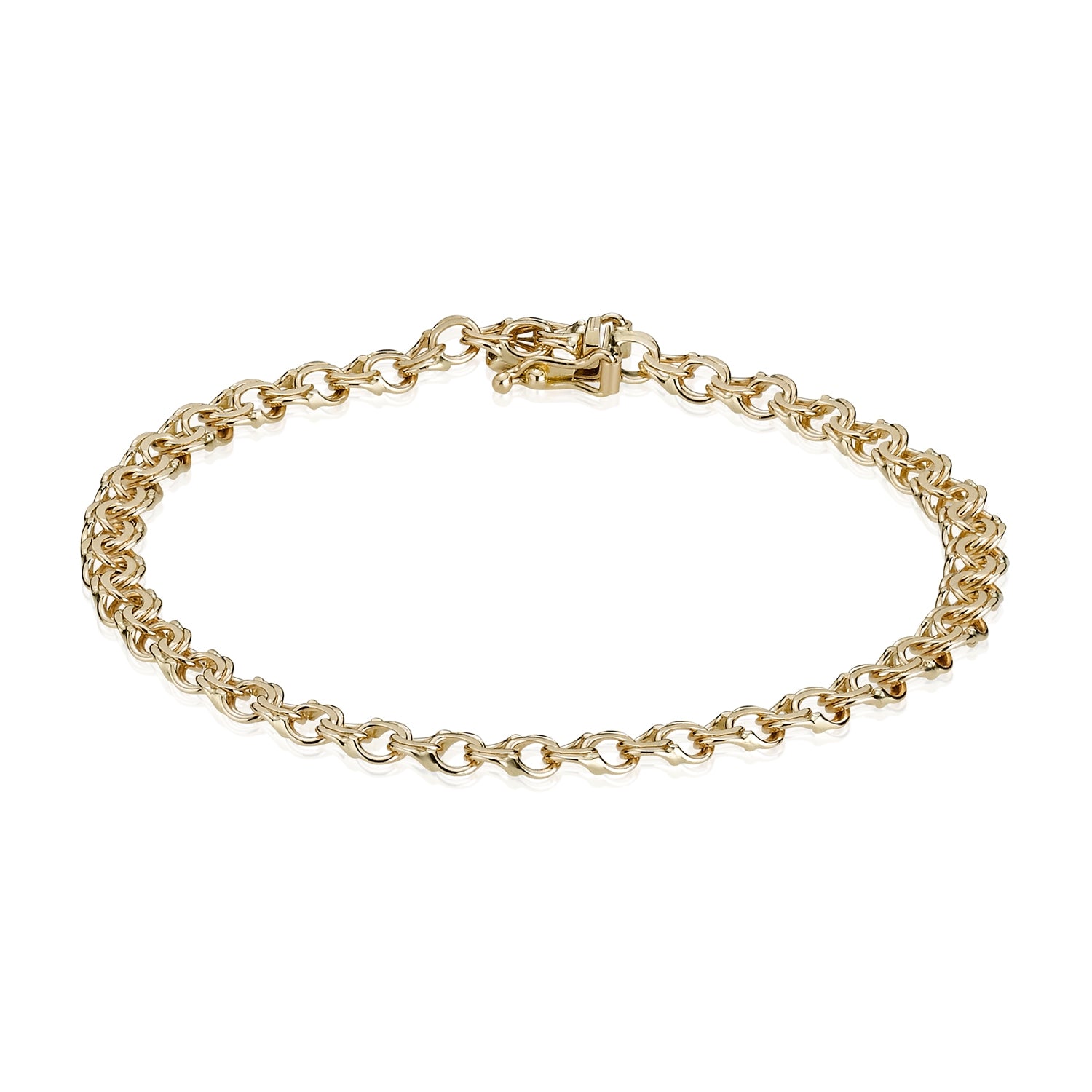 BNH 14kt Guld Bismark Armbånd 4,0mm/18,5cm
