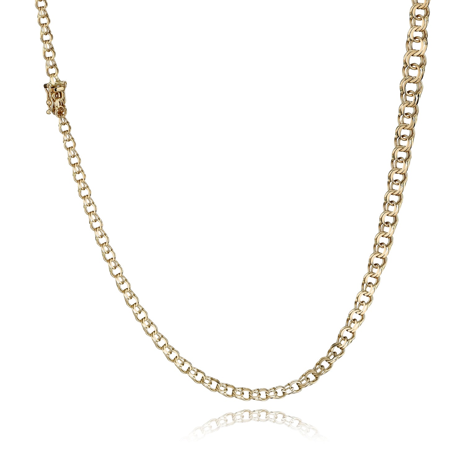 BNH 8kt Guld Forløb Bismark Halskæde 6,0mm/42cm