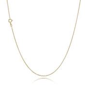 BNH 8kt Guld Rund Anker Halskæde 0,3/1,2mm - 38cm