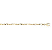 BNH 14kt Guld Singapore Armbånd 2,9mm - 18,5cm