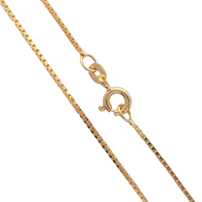 BNH 14kt Guld Venezia Halskæde 0,9/0,8mm - 60cm