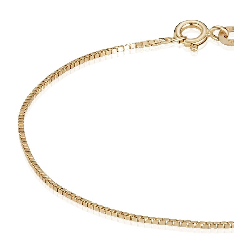 BNH 14kt Guld Venezia Armbånd i 0,9/0,8mm - 17cm