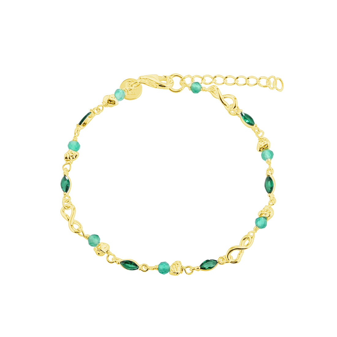 Aqua Dulce Green Garden Armbånd