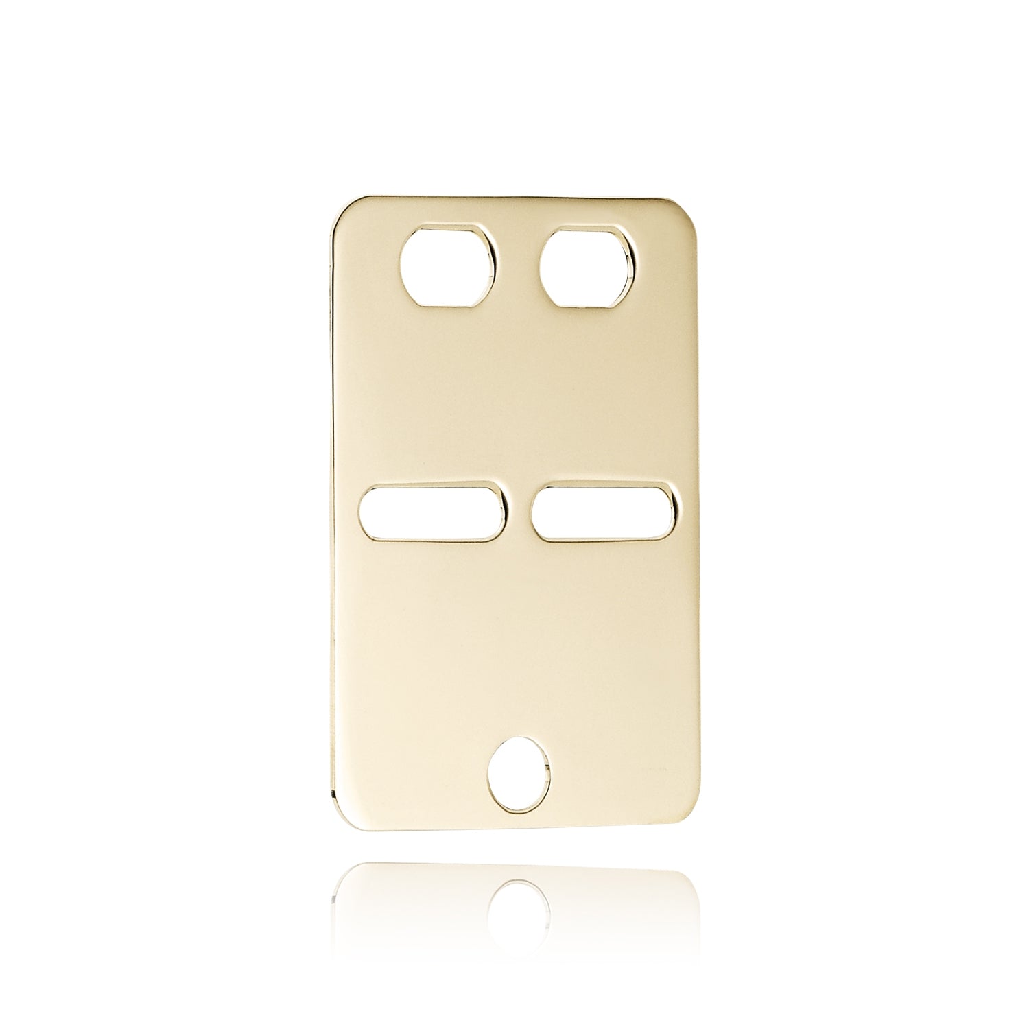 BNH 8kt Guld ID Plade 18x26mm ID8050M