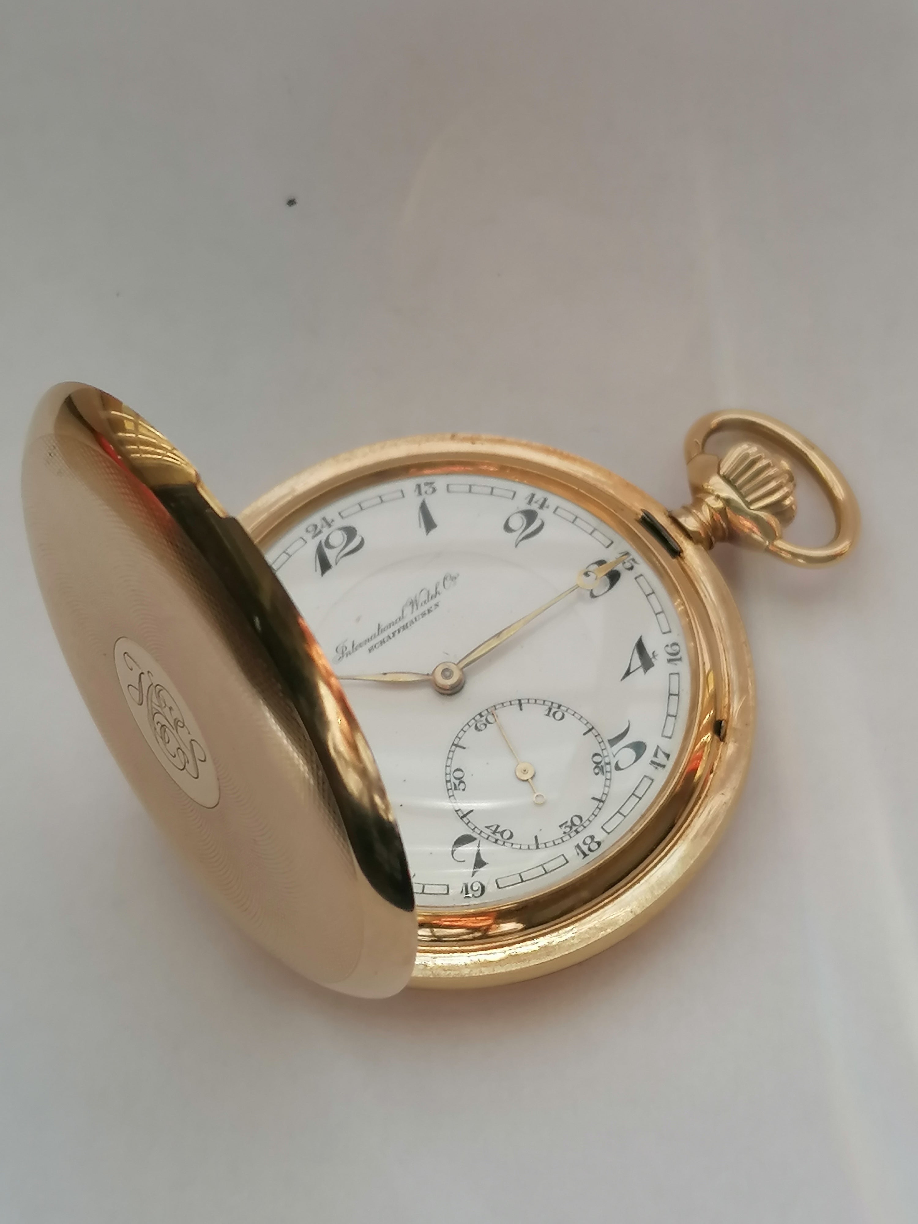 IWC Shaffhausen 14kt Guld Lommeur
