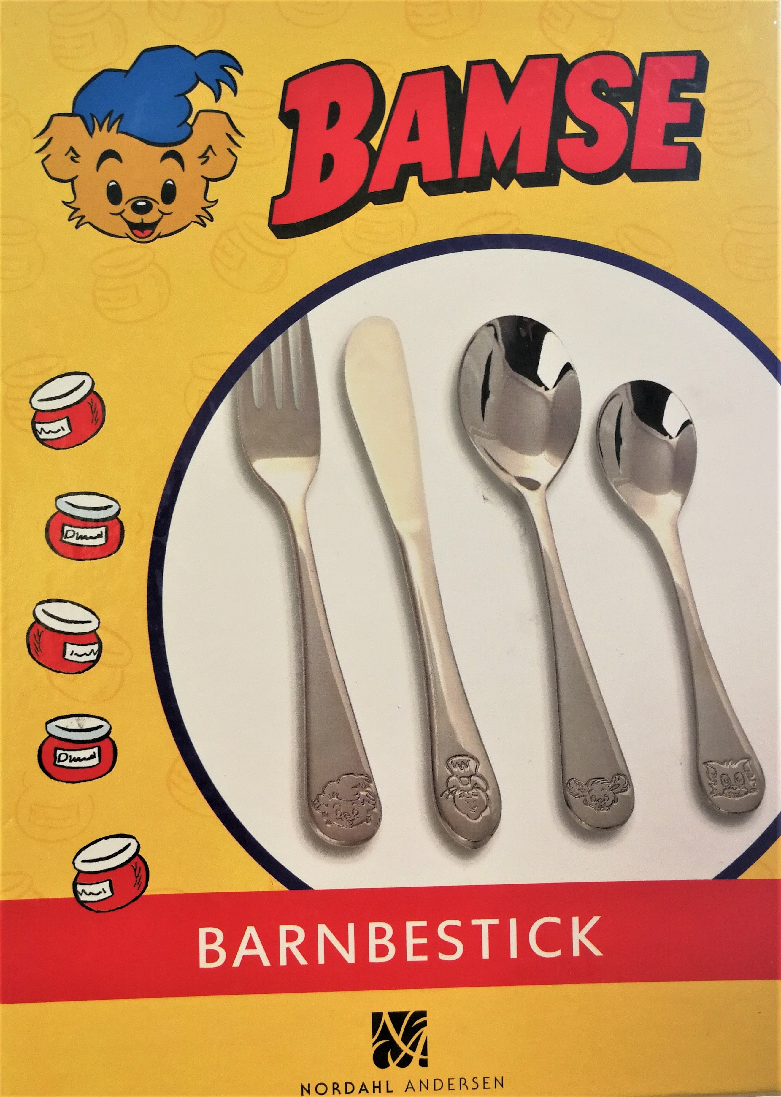 Nordahl Andersen Børnebestik med Bamse & Venner 93002401300