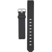 Jacob Jensen Sort Slide-in Gummi Urrem 17mm