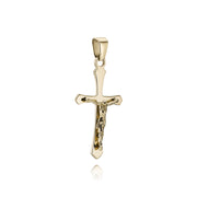 BNH 8kt Guld Kors med Jesus 13x20mm KMJ820