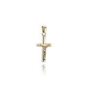 BNH 14kt Guld Stolpe Kors med Jesus 17x27mm KS14005MJ