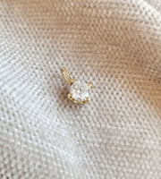 Bidstrup 14kt Solitaire Vedhæng med 0,50ct Lab-Grown Diamant