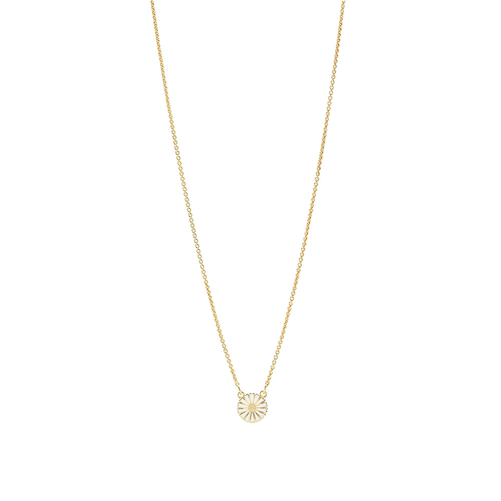 Lund Copenhagen Forgyldt Collier med en 11mm Marguerit 902011-1-M
