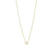 Lund Copenhagen Forgyldt Collier med en 11mm Marguerit 902011-1-M