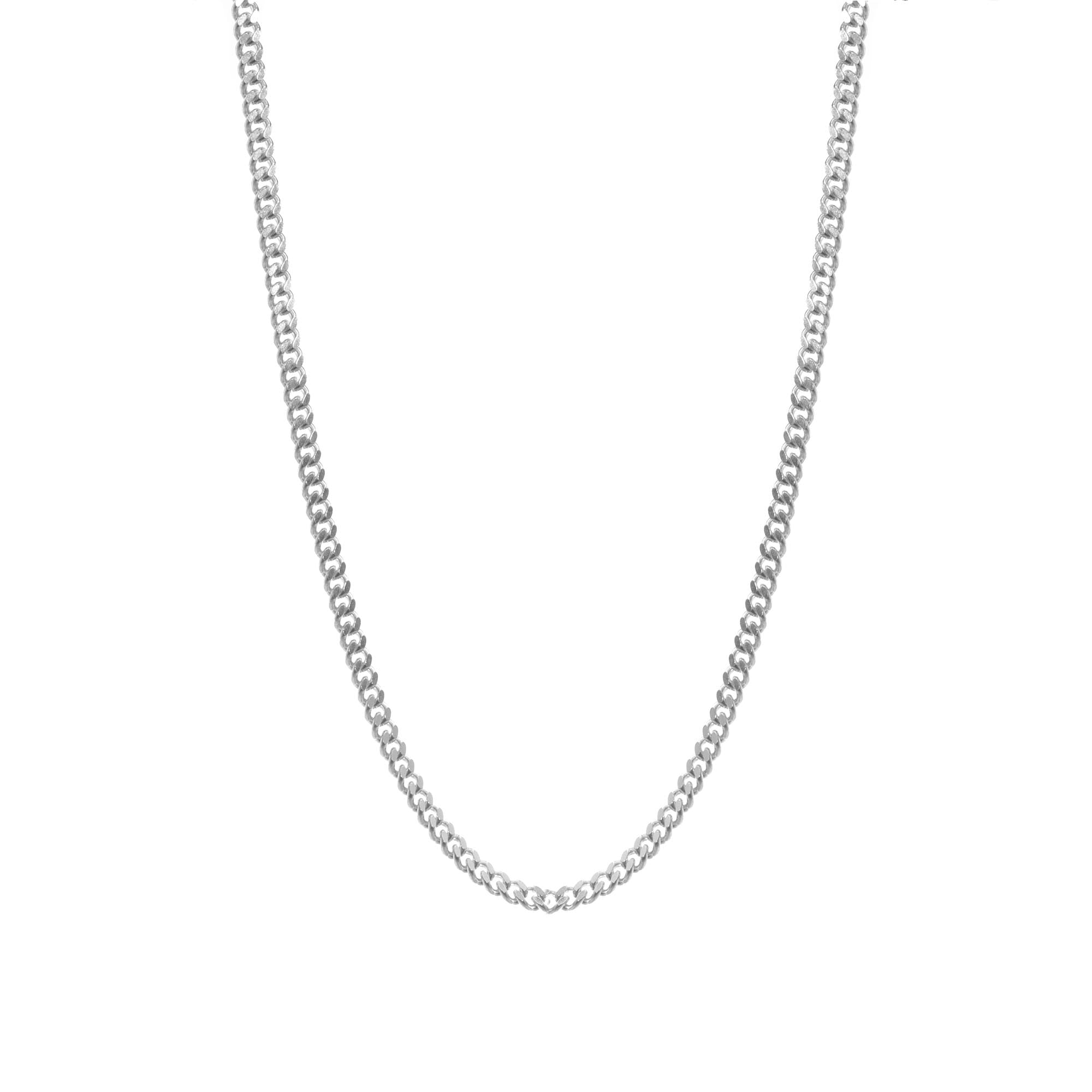 BNH Sølv Panser Halskæde 0,55/1,8mm - 55cm