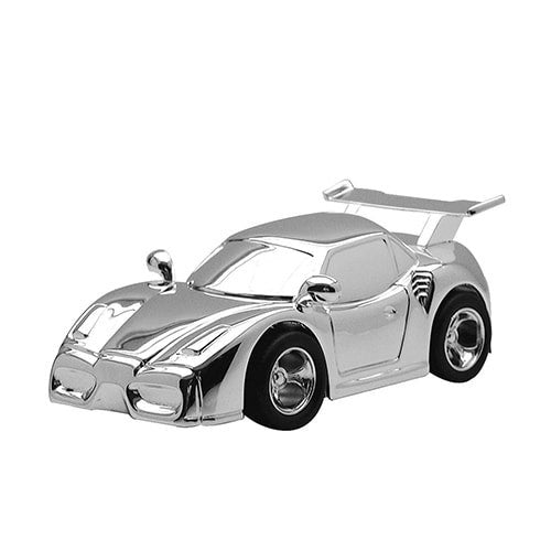 Forkromet Sparebøsse med Racerbil 92015286192