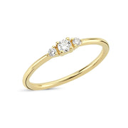 Nuran Petite ring 14kt guld med 0,15ct brillanter