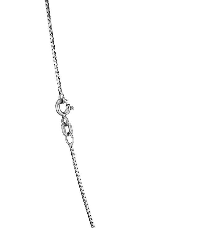 BNH Rhodineret Sølv Venezia Halskæde 1,2/1,2mm - 45cm