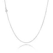 BNH Sølv Anker Facet Halskæde 0,5/1,4mm - 45cm