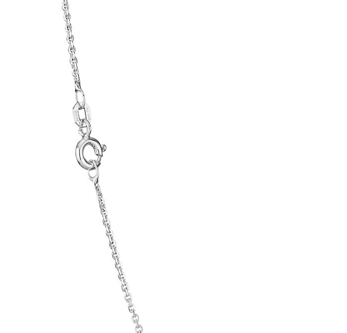 BNH Sølv Anker Facet Halskæde 0,4/1,3mm - 42cm