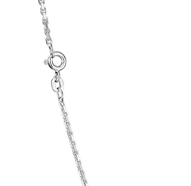 BNH Sølv Anker Facet Halskæde 1,0/2,6mm - 50cm