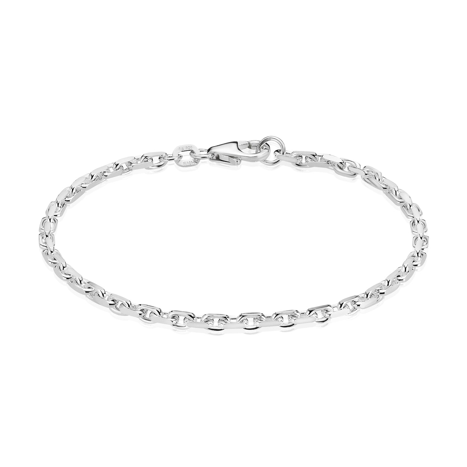 BNH Sølv Anker Facet Armbånd 1,50/4,0mm - 17cm
