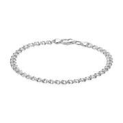 BNH Sølv Bismark Armbånd 3,5mm - 18,5cm