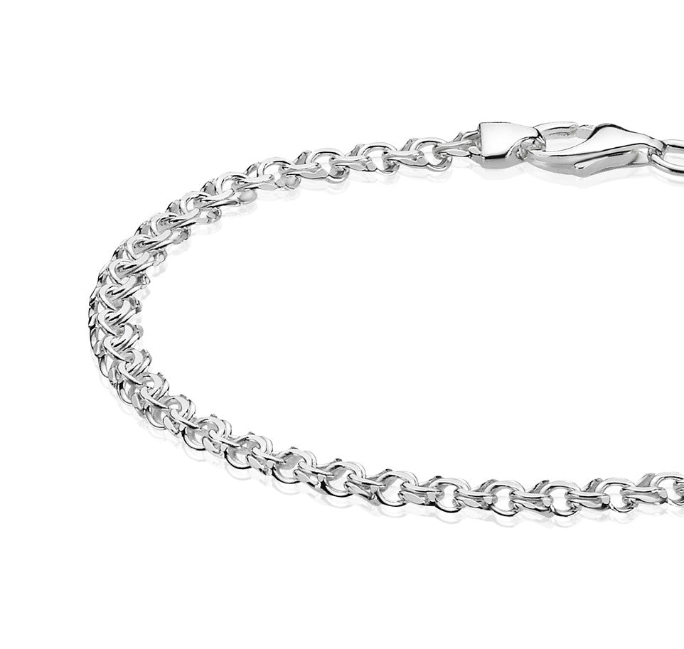 BNH Sølv Bismark Armbånd 3,5mm - 18,5cm