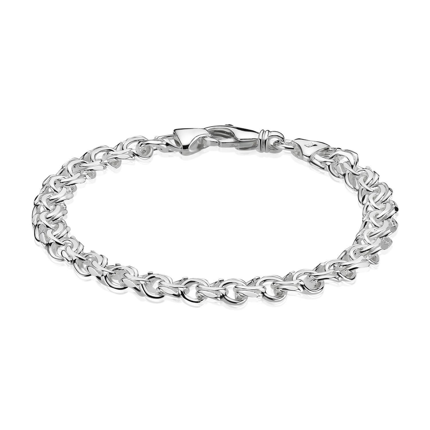 BNH Sølv Bismark Armbånd 6,5mm - 18,5cm