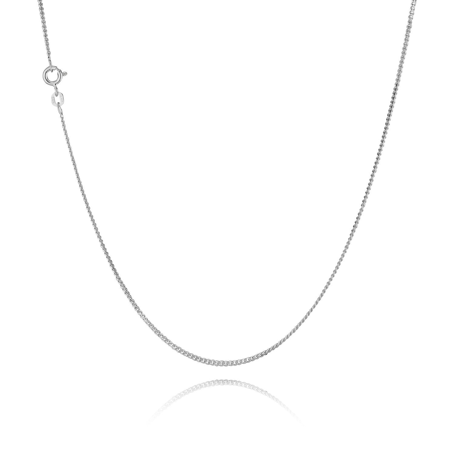 BNH Sølv Panser Halskæde 0,85/2,7mm - 60cm